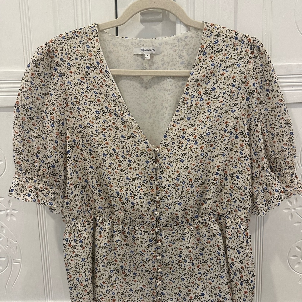 Floral Button-Down Top